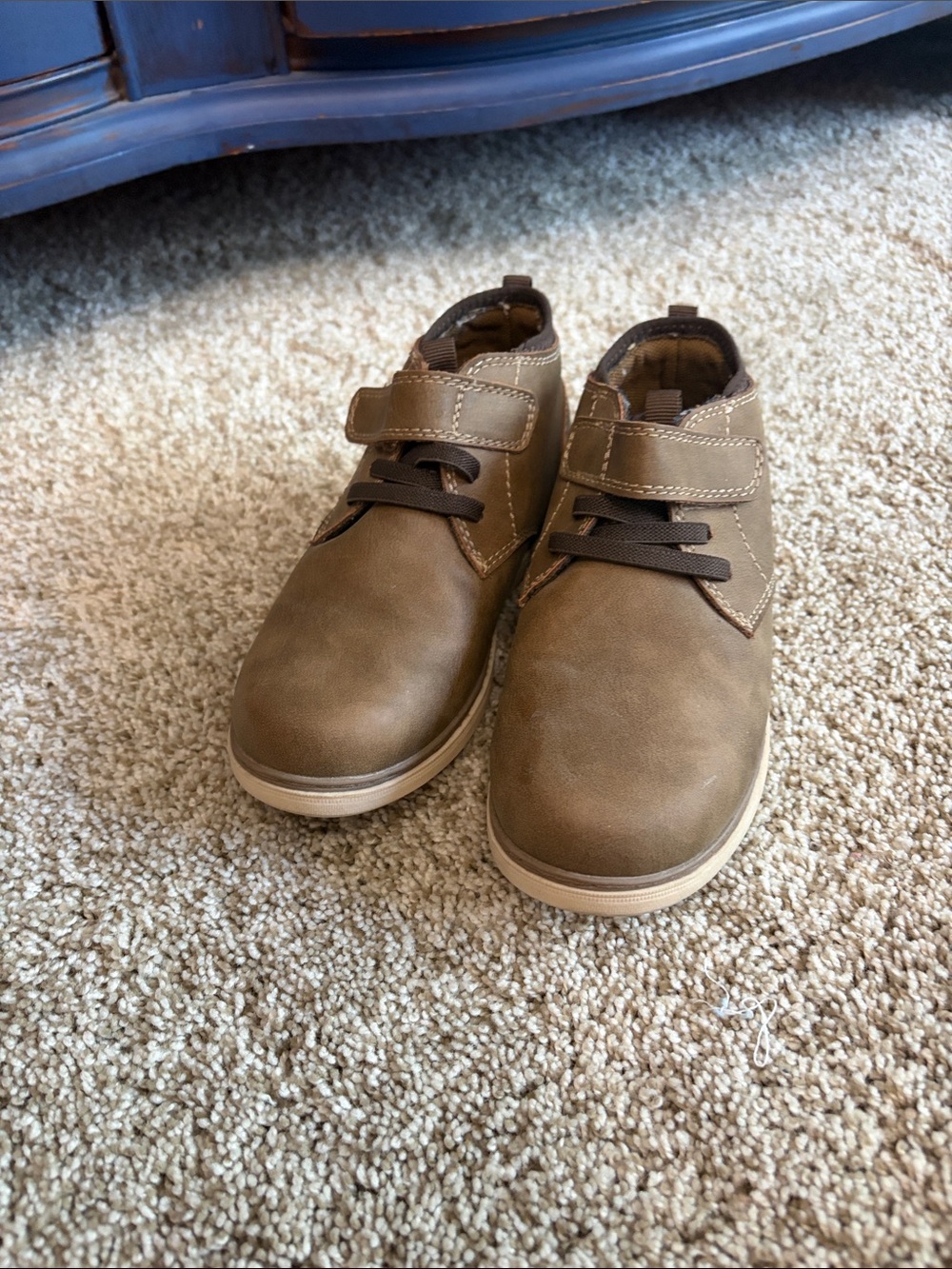Kids Casual Strap Shoes in Brown